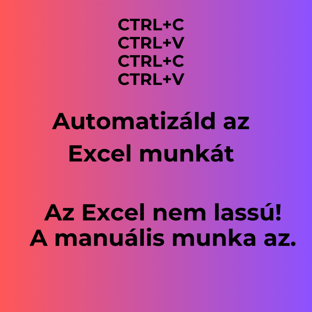 Excel nem lassú!